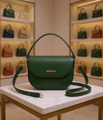 Snappy Olive Dual Strap Bag
