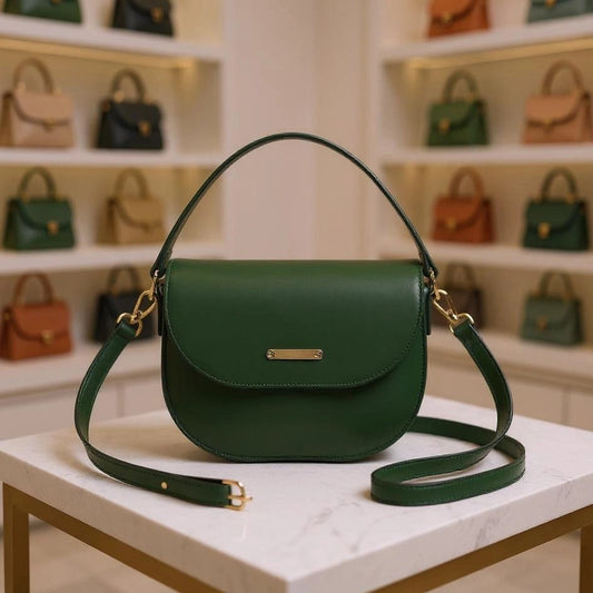 Snappy Olive Dual Strap Bag