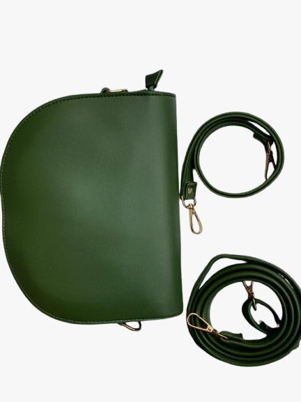Snappy Olive Dual Strap Bag